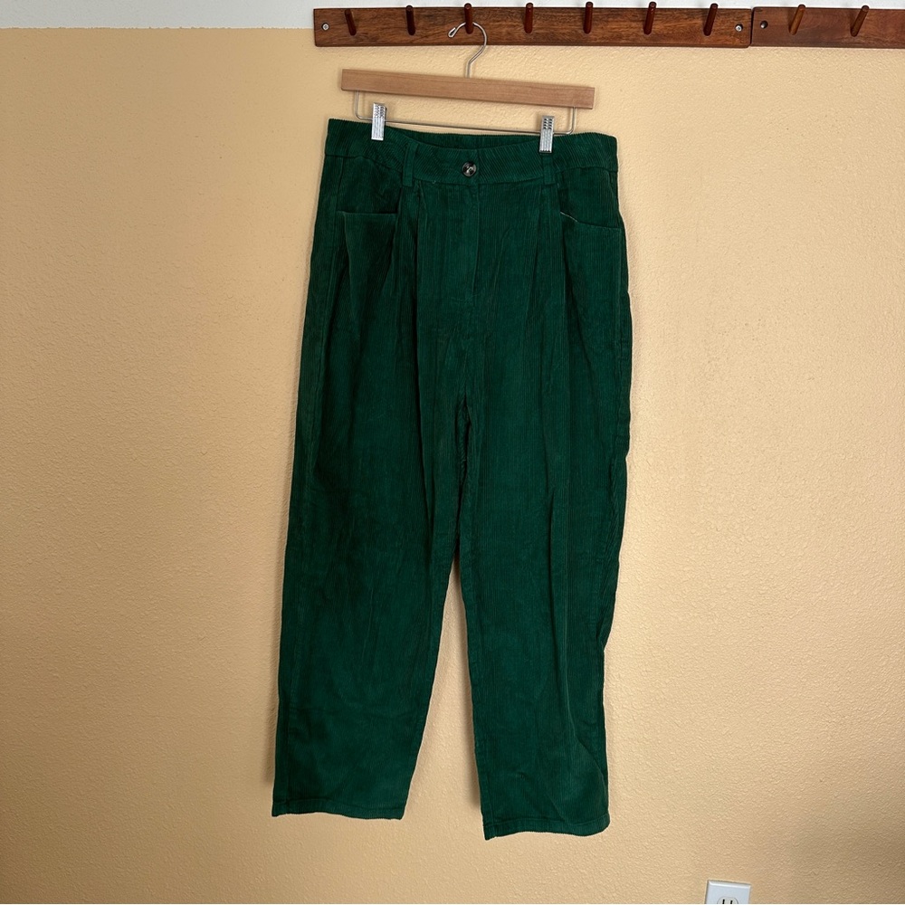 Green corduroy pants | XL, fits like a 14 | Never worn